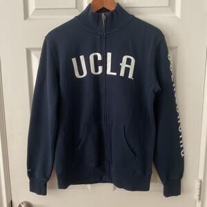 Jansport UCLA Sweatshirt L Navy Zipper University of California Los Angeles